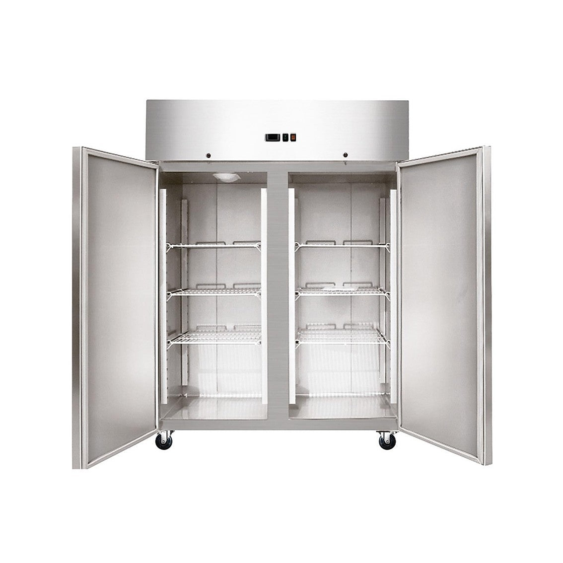 Edelstahlkühlschrank 1333 Liter | 148x83x201 cm